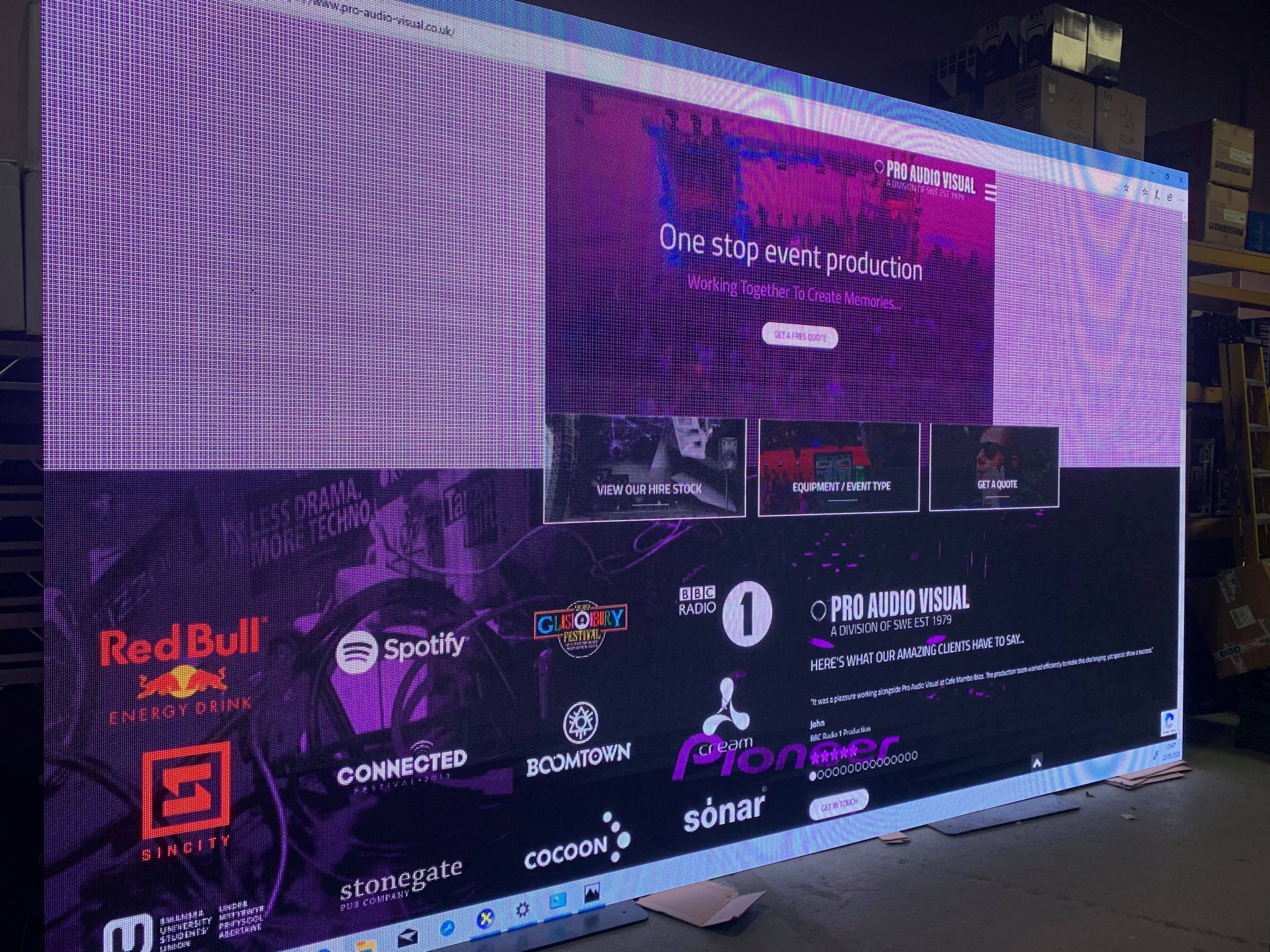 Investment News – LED Video Wall