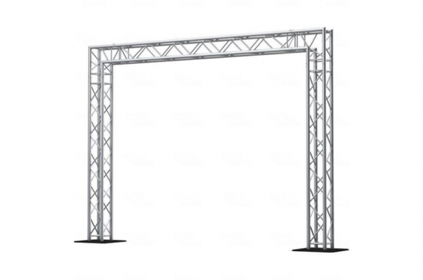 Milos Goalpost Truss crowd barrier and stage hire
