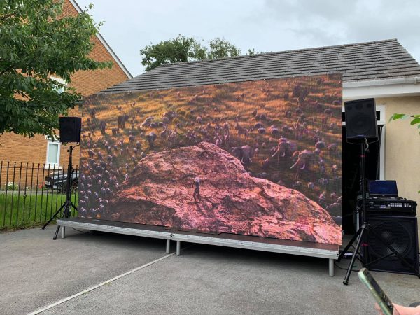 LED video wall hire package