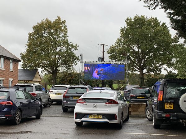 LED screen for outdoor drive in cinema