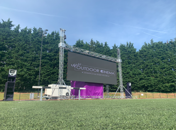 Outdoor cinema LED screen and video wall