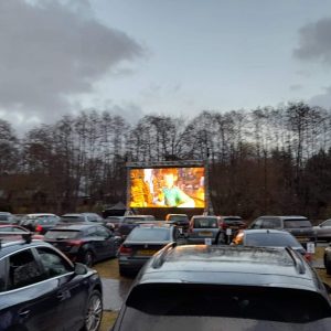 Outdoor drive-in cinema hire