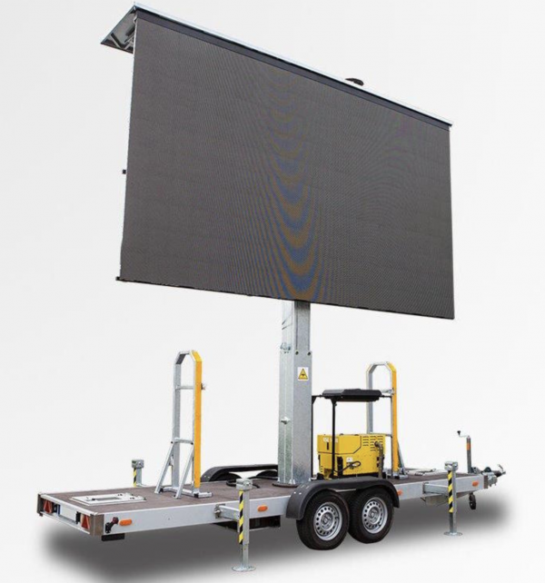 mobile LED screen trailer