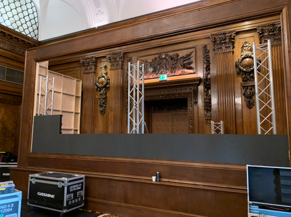 Filming, TV and broadcast video wall hire